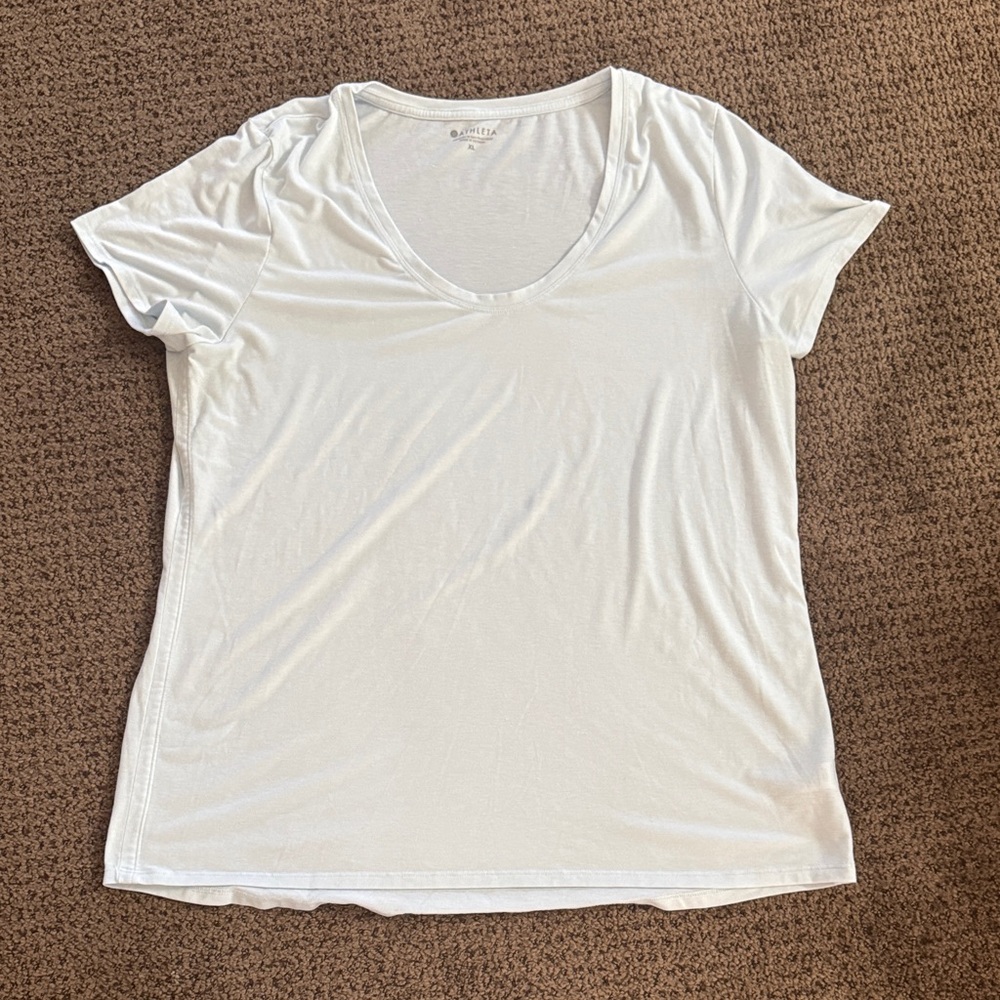 Athleta light blue Short Sleeve Tee